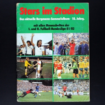 Fußball 81 Bergmann Sticker Album komplett