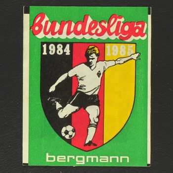 Fußball 1984 Bergmann Sticker Tüte