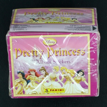 Pretty Princess Panini Box mit 50 Sticker Tüten