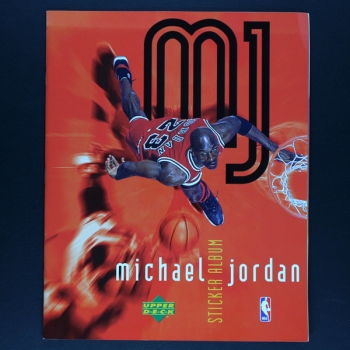 MJ Michael Jordan Upper Deck Sticker Album komplett