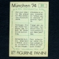 Preview: Rimet 1938 Sticker No. 26 Panini - München 74