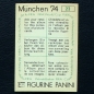 Preview: Coupe de Monde Sticker No. 23 Panini - München 74