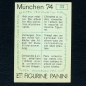 Preview: Rimet 1954 Sticker No. 33 Panini - München 74