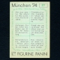 Preview: Rimet 1958 Sticker No. 37 Panini - München 74
