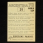 Preview: Argentina 78 No. 31 Panini sticker Beckenbauer