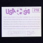Preview: USA 94 Nr. 218 Panini Sticker Argentina - lila