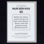 Preview: Nur der HSV Juststickit Panini Extra sticker - van der Vaart