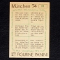 Preview: Bern 1954 Poster Sticker No. 31 Panini - München 74