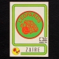 Preview: Zaire Wappen Sticker No. 172 Panini - München 74