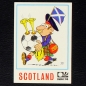 Preview: Scotland Karikatur Sticker No. 200 Panini - München 74