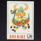 Preview: Sverige cartoon Sticker No. 268 Panini - München 74