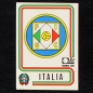 Preview: Italia Wappen Sticker No. 283 Panini - München 74