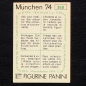Preview: England Wappen Sticker No. 368 Panini - München 74