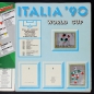 Preview: Italia 90 Panini Sticker Album teilgefüllt - schlecht