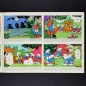 Preview: Schlümpfe Americana Sticker Album teilgefüllt