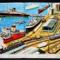 Preview: Schiffe und Eisenbahnen Americana Sticker Album teilgefüllt