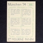 Preview: Roberto Boninsegna Sticker No. 305 Panini - München 74
