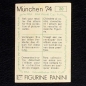 Preview: Rimet 1934 Sticker No. 20 Panini - München 74