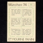 Preview: World Cup Pokal Sticker No. 11 Panini - München 74