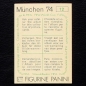 Preview: World Cup Pokal Sticker No. 12 Panini - München 74