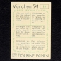 Preview: World Cup Pokal Sticker No. 13 Panini - München 74