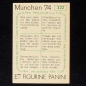 Preview: Francisco Sa Sticker No. 322 Panini - München 74