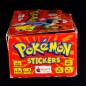Preview: Pokemon Merlin Box mit 100 Sticker Tüten