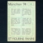 Preview: Jules Rimet Sticker No. 14 Panini - München 74