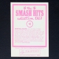 Preview: Bryan Adams Panini Sticker No. 10 - Smash Hits 87