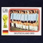 Preview: Deutschland Mannschaft Sticker Nr. 80 Panini - München 74