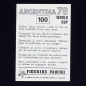 Preview: Argentina 78 No. 100 Panini sticker Claudio Gentile