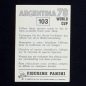 Preview: Argentina 78 Nr. 103 Panini Sticker Gaetano Scirea