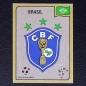 Preview: Italia 90 No. 191 Panini sticker Brasil badge