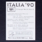 Preview: Italia 90 No. 191 Panini sticker Brasil badge