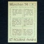 Preview: World Cup Pokal Sticker No. 9 Panini - München 74