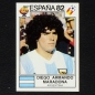 Preview: Espana 82 No. 176 Panini sticker Diego Armando Maradona