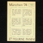 Preview: Erwin Kremers Sticker No. 102 Panini - München 74
