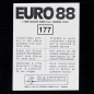 Preview: Gary Lineker Sticker No. 177 Panini - Euro 88