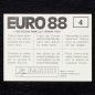 Preview: Logo No. 4 Panini Sticker - Euro 88
