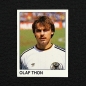 Preview: Olaf Thon Panini Sticker Nr. 411 - Fußball 91