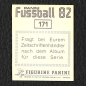 Preview: Joachim Löw Panini Sticker Nr. 171 - Fußball 82