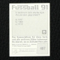 Preview: Rudi Völler Panini Sticker Nr. 407 - Fußball 91