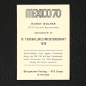 Preview: Horst Wolter Bergmann Sticker Nr. 27 - Mexico 70