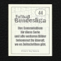Preview: Bruno Labbadia Panini Sticker Nr. 44 - Fußball 97-98 Endphase