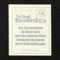 Preview: Thomas Berthold Panini Sticker Nr. 216 - Fußball 97-98 Endphase