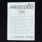 Preview: Mexico 86 Nr. 175 Panini Sticker Michel Platini