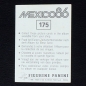 Preview: Mexico 86 No. 175 Panini sticker Michel Platini