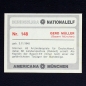 Preview: Gerd Müller Americana Card No. 148 - Bundesliga Nationalelf 1978