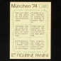 Preview: Siegfried Held Sticker No. 103 Panini - München 74