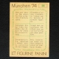 Preview: Wolfgang Weber Sticker No. 90 Panini - München 74